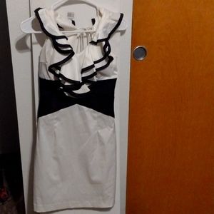 Black&White Cocktail dress, size small petite